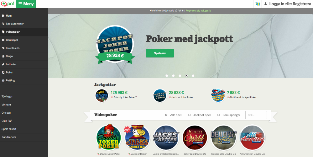 paf jackpott