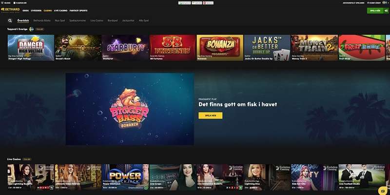 Bethard Casino Spel