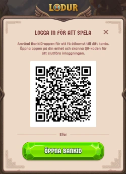 Lodur snabb inloggning med BankID