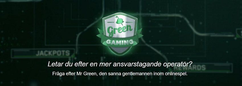 Green gaming på Mr Green