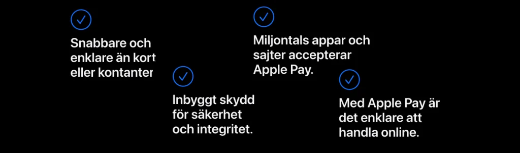 fördelar med apple pay