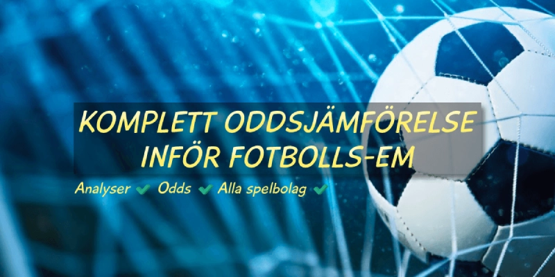 jämför odds fotbolls em