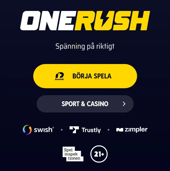 Insättningar med Swish eller Trustly