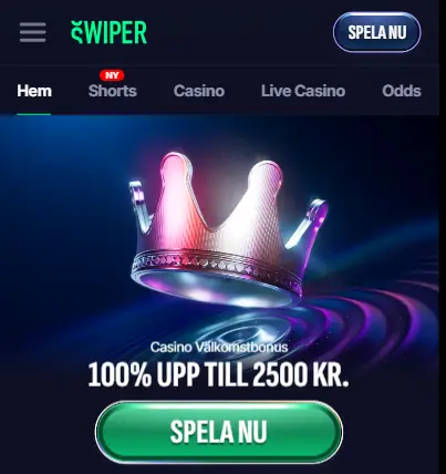 Swiper casino med BankID