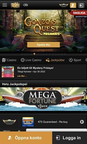 Videoslots Casino Jackpott