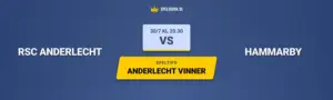 speltips anderlecht hammarby