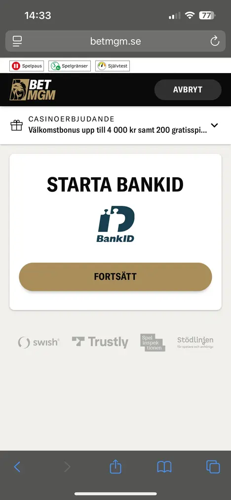 betmgm bankid