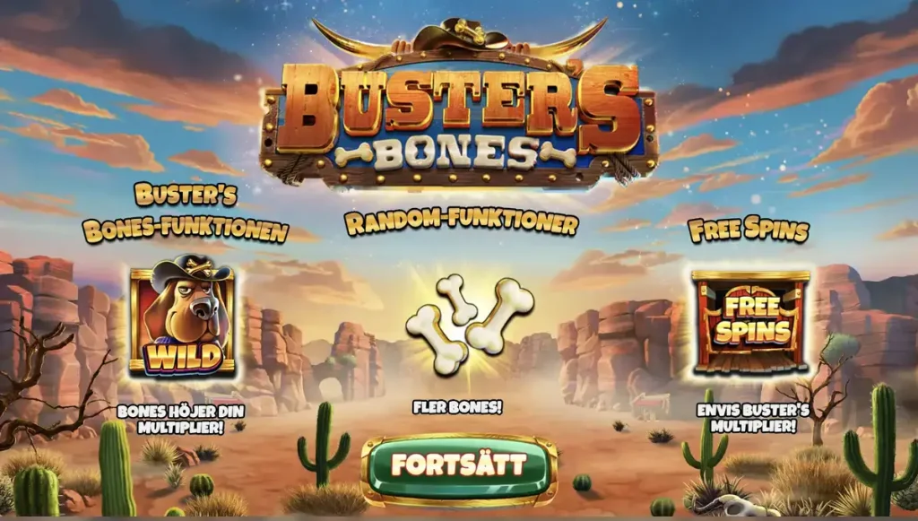 busters bones spel