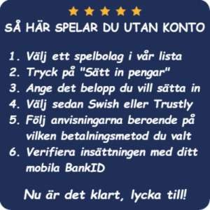 dejtingsidor utan registrering casino