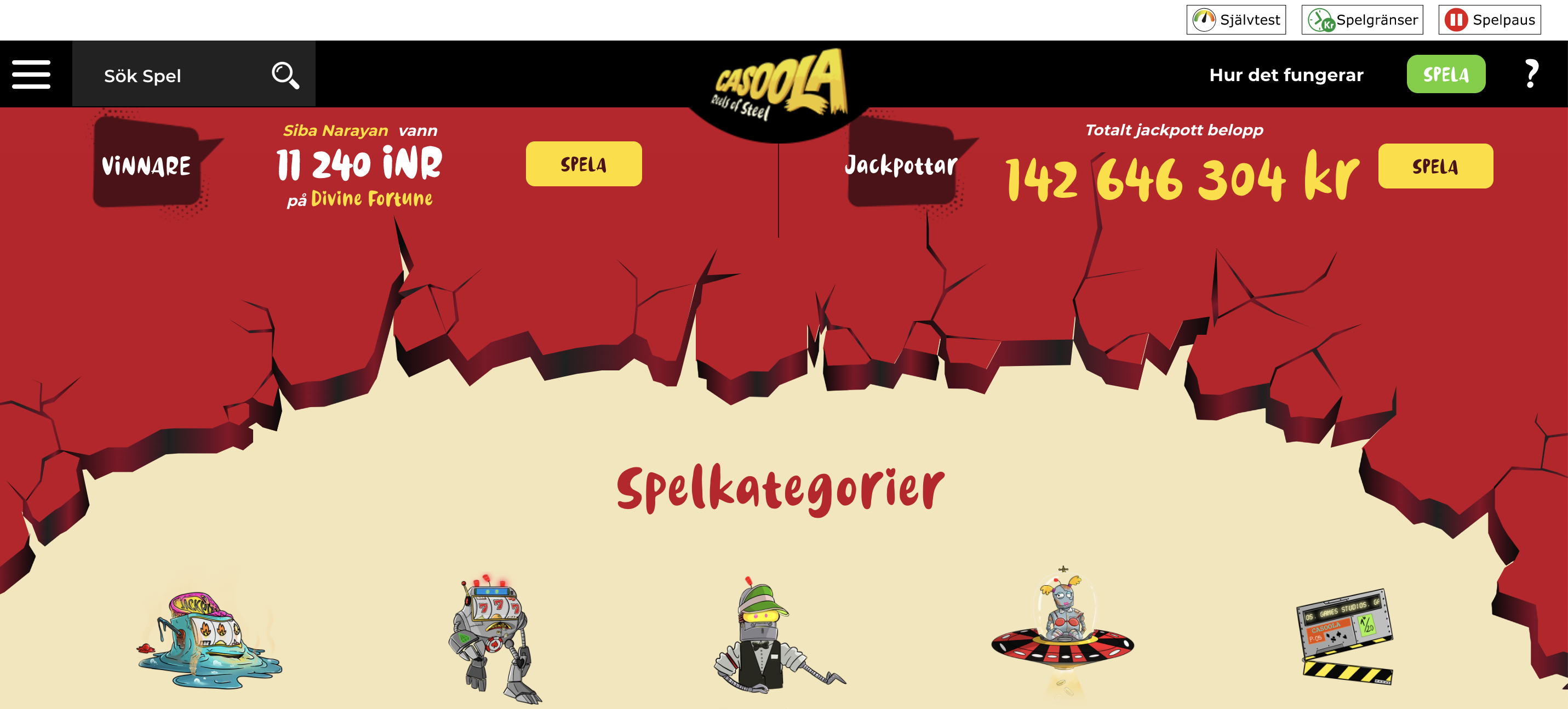 Casoola Bonus Nytt casino med Bonus! Läs mer om Casoola Casino här
