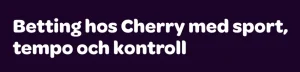cherry casino sport