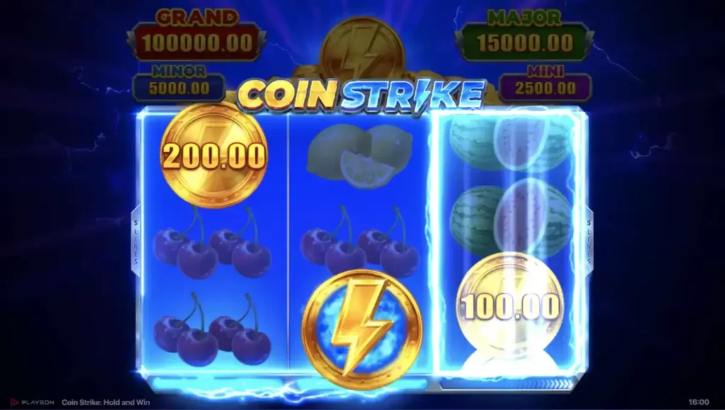 coin strike: hold and win bonus
