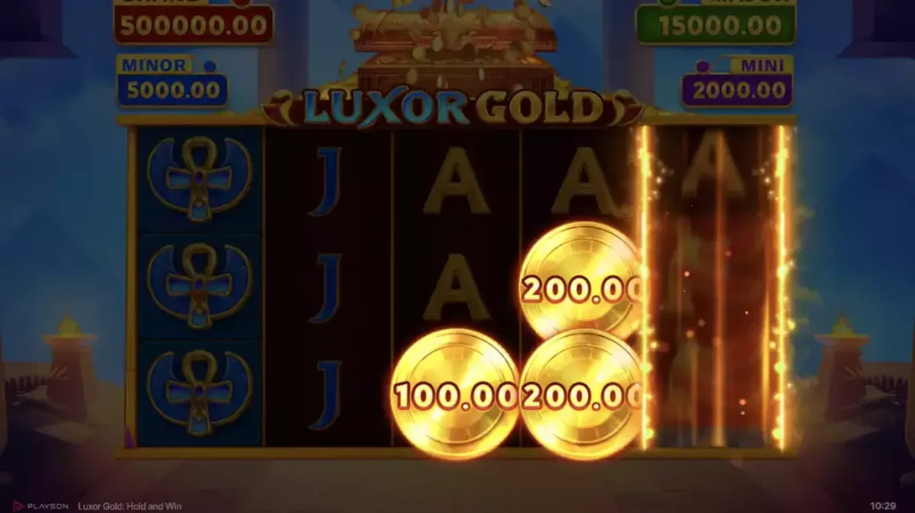 luxor gold hold and win vinst