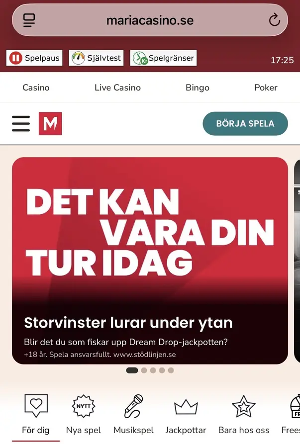 casino med bankid reg