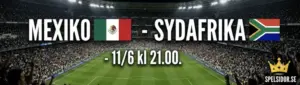 mexiko sydafrika vm