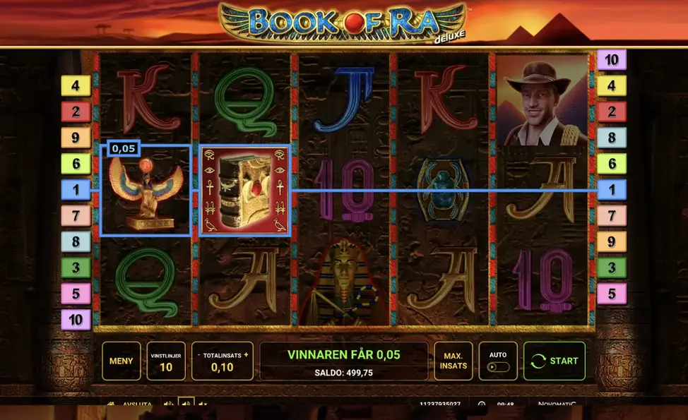 book of ra deluxe spelautomat