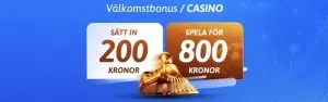 ny snabbare välkomstbonus