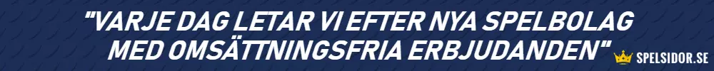 omsättningsfria bonusar