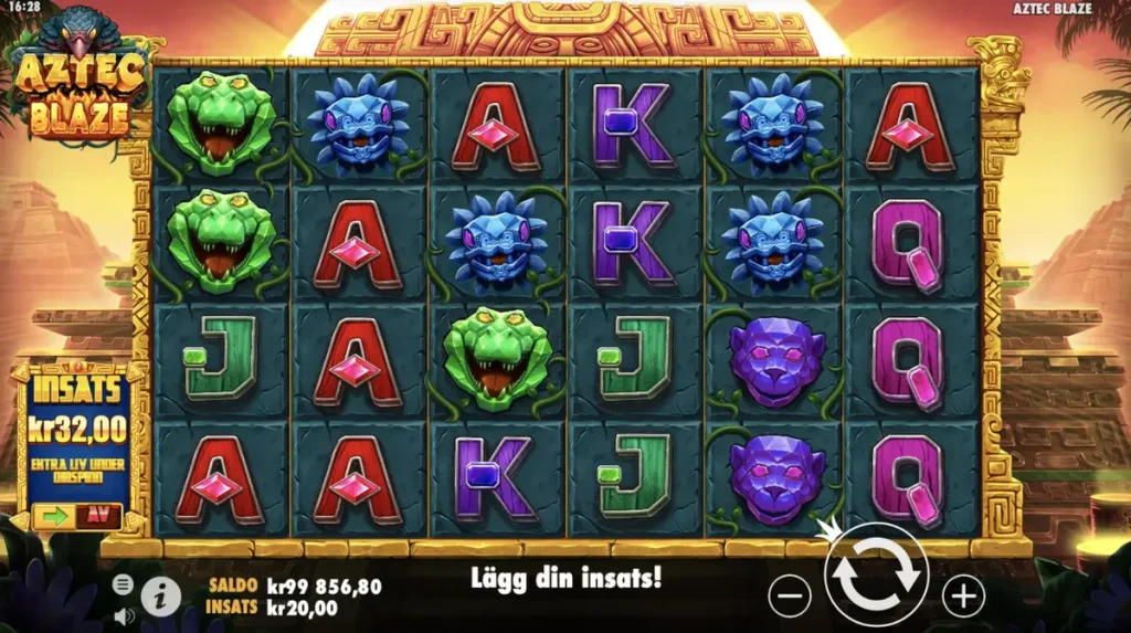 aztec blaze spel