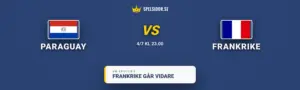 speltips frankrike paraguay