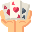 Pokerhand bild
