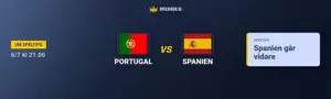 speltips portugal spanien