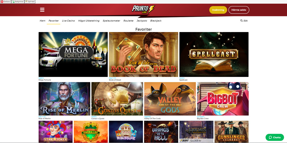 pronto-live-casino