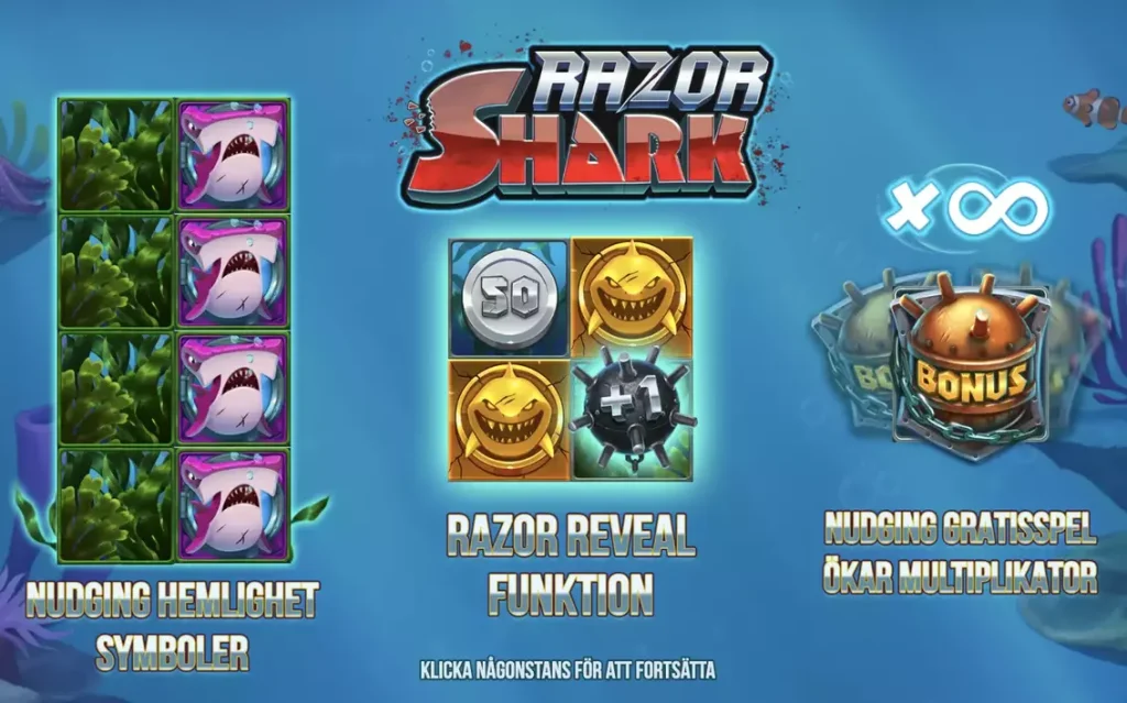 spela razor shark