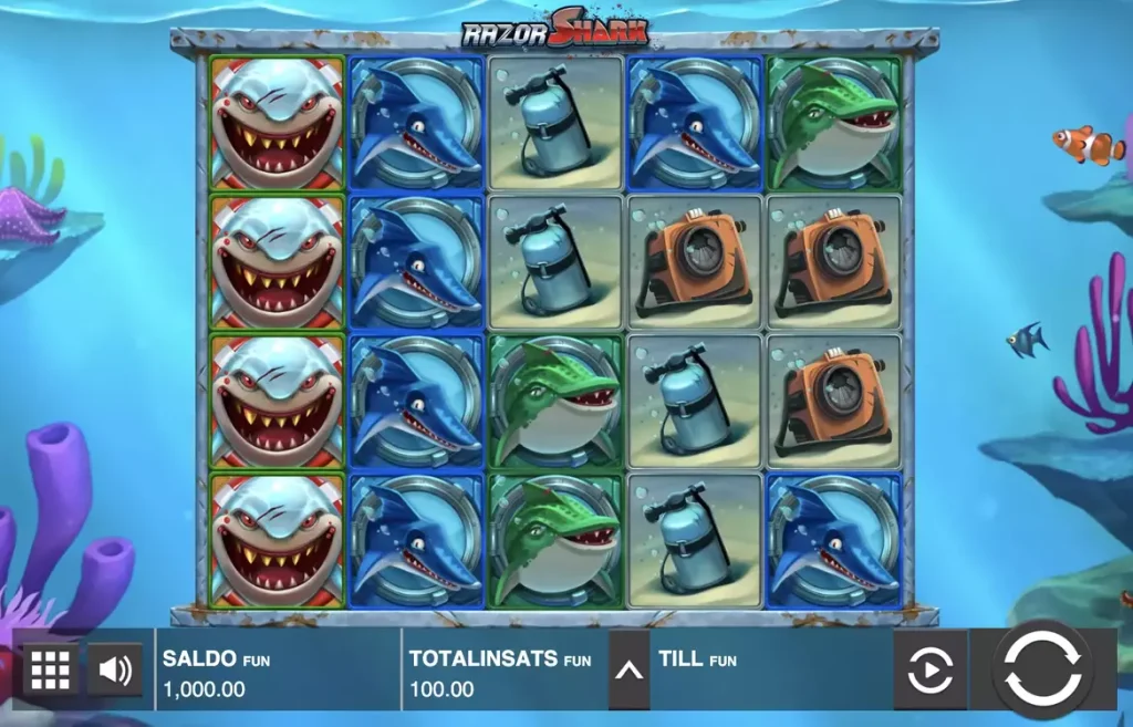 razor shark casino