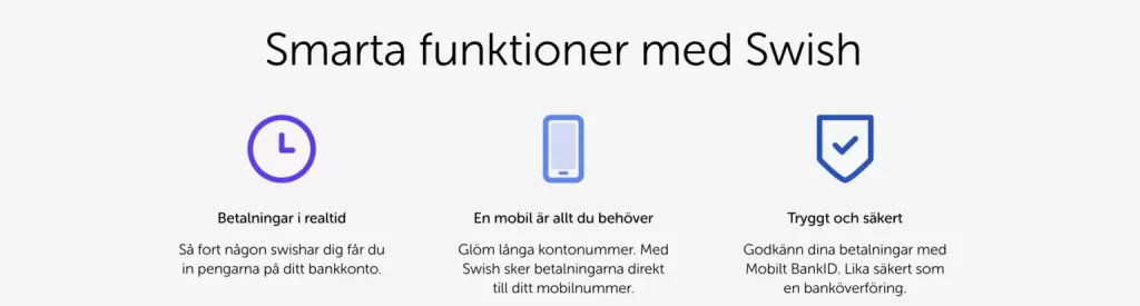 swish funktioner