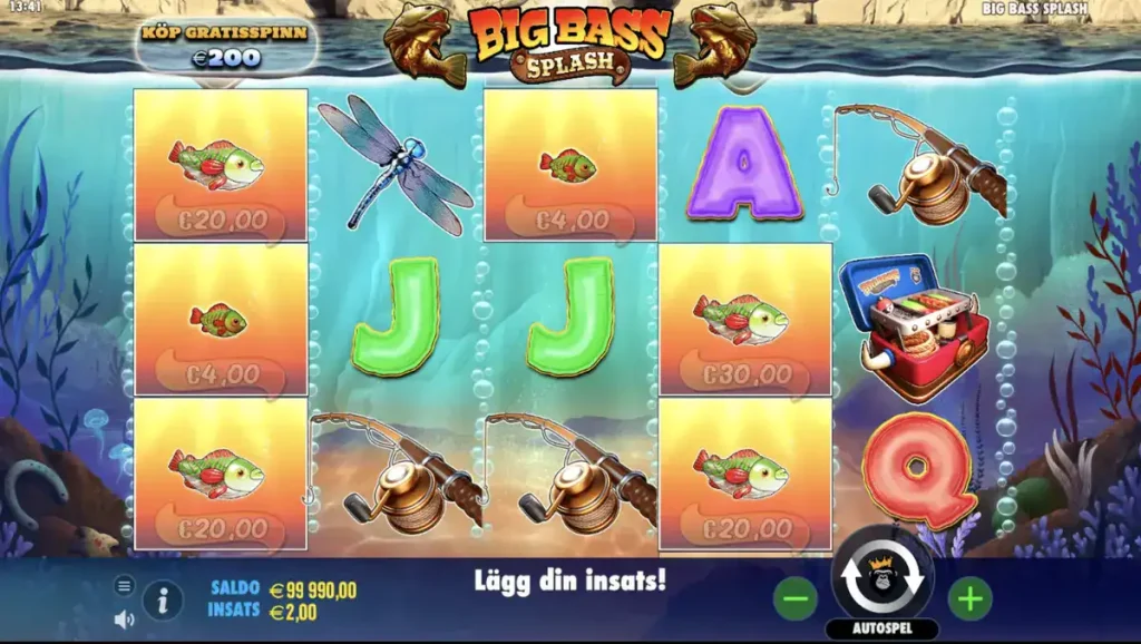 casinospel big bass splash