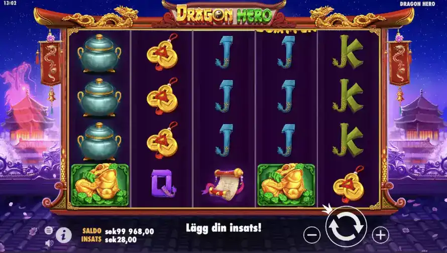 dragon hero online slot