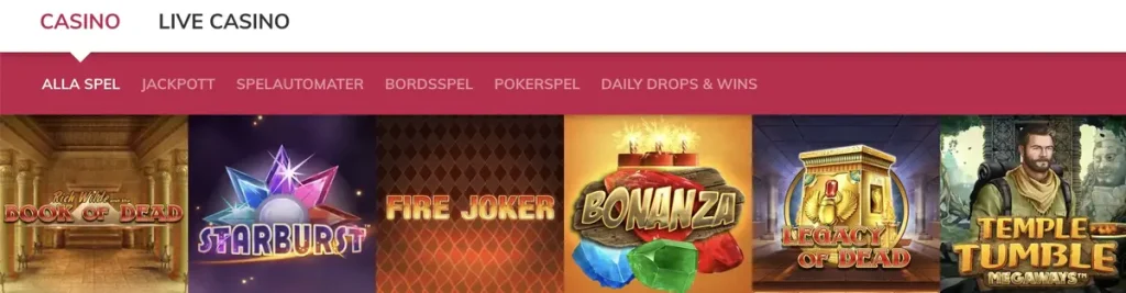 online casino spel