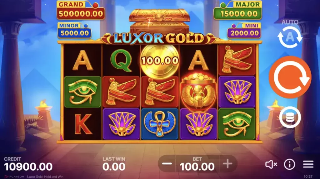 luxor gold: hold and win