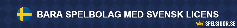 spelsidor med licens