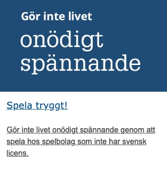bild från spelinspektionens hemsida säkert spelande
