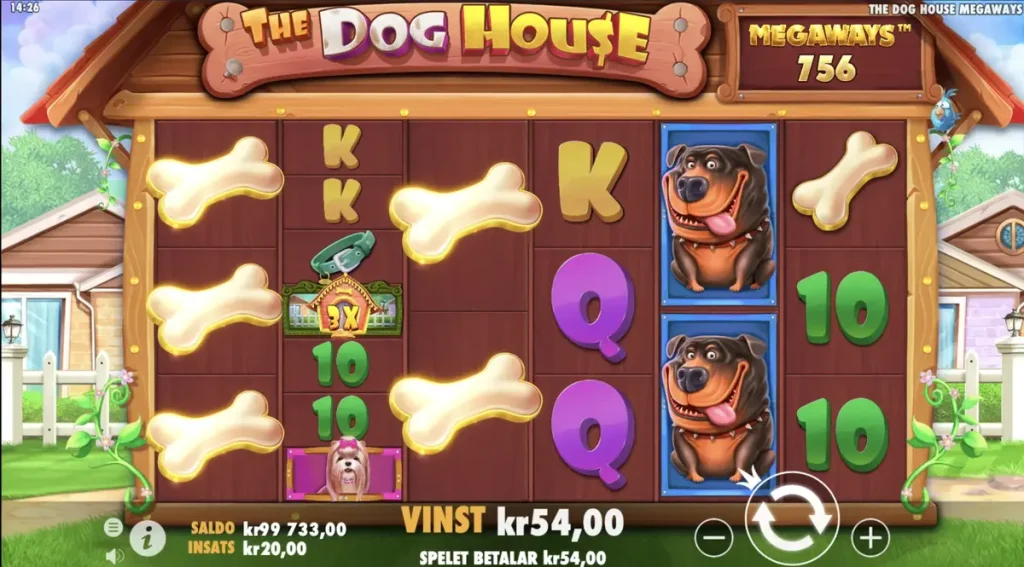 the dog house megaways spelautomat
