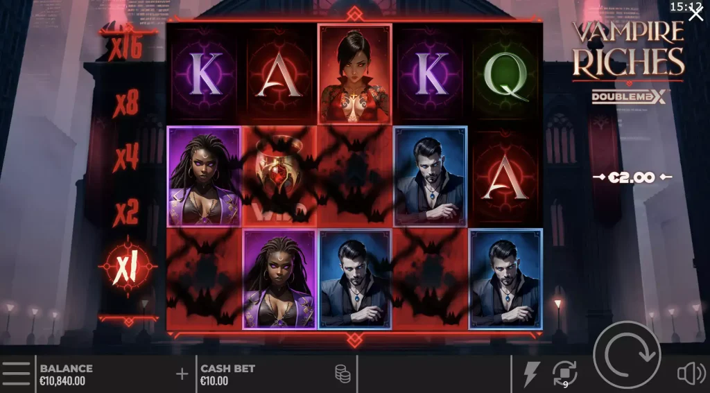 vampire riches free spins