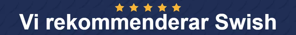 vi rekommenderar swish